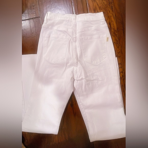 Vibrant Women's Bell Bottom High Waist Fitted Denim - Picture 2 of 5